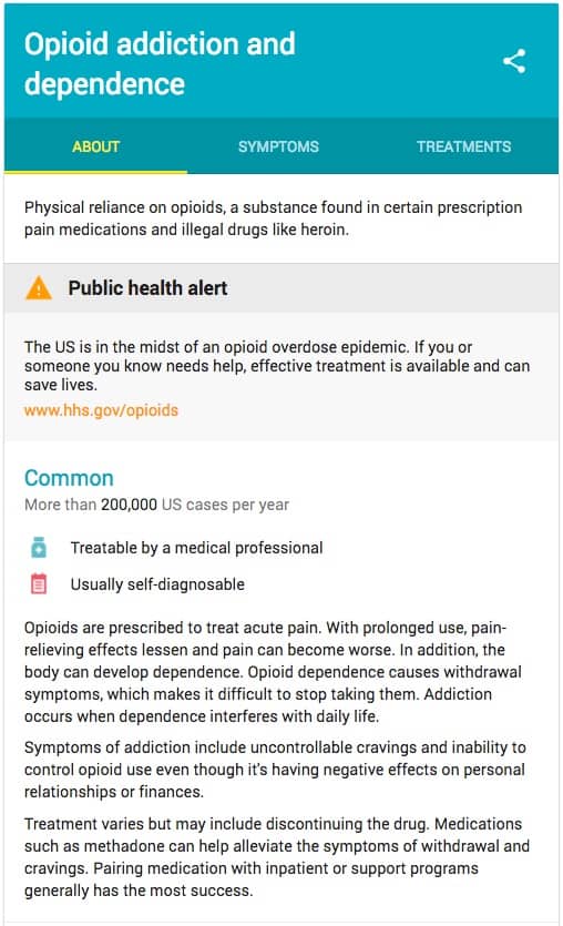 opioid use disorder public alert